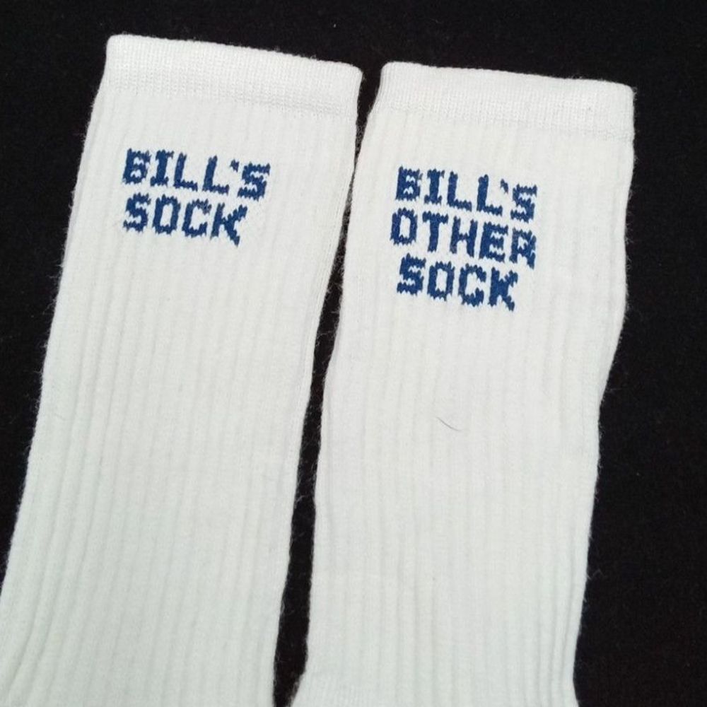 New Men's "Bill" Cushioned Basketball Socks For Bare Feet‎ FBF White 10-12